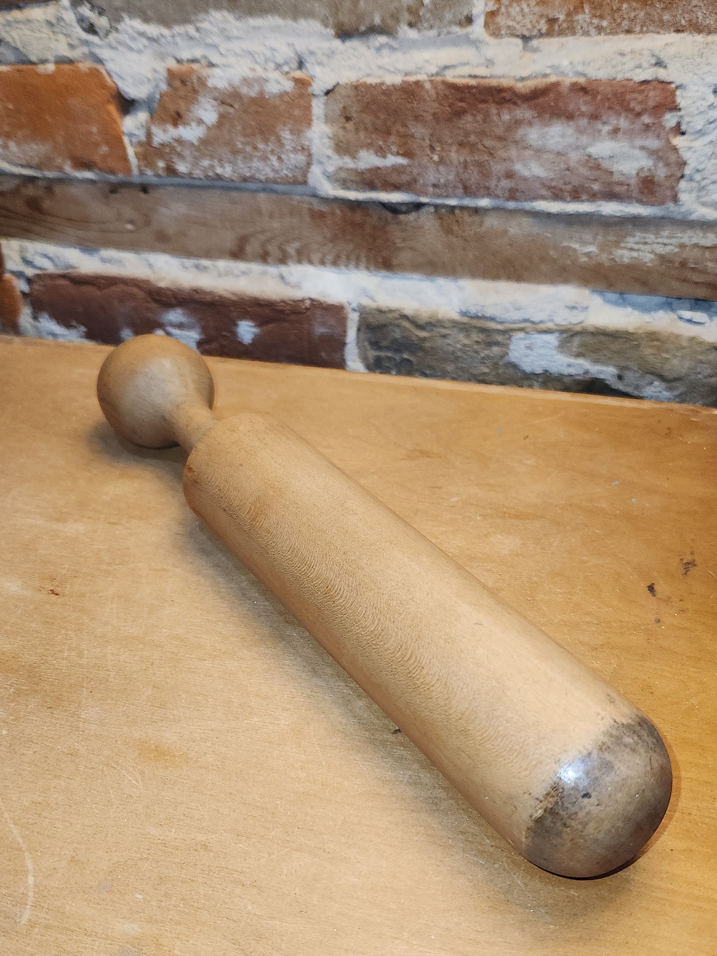 Vintage Wooden Pestle Masher Pounder kit05