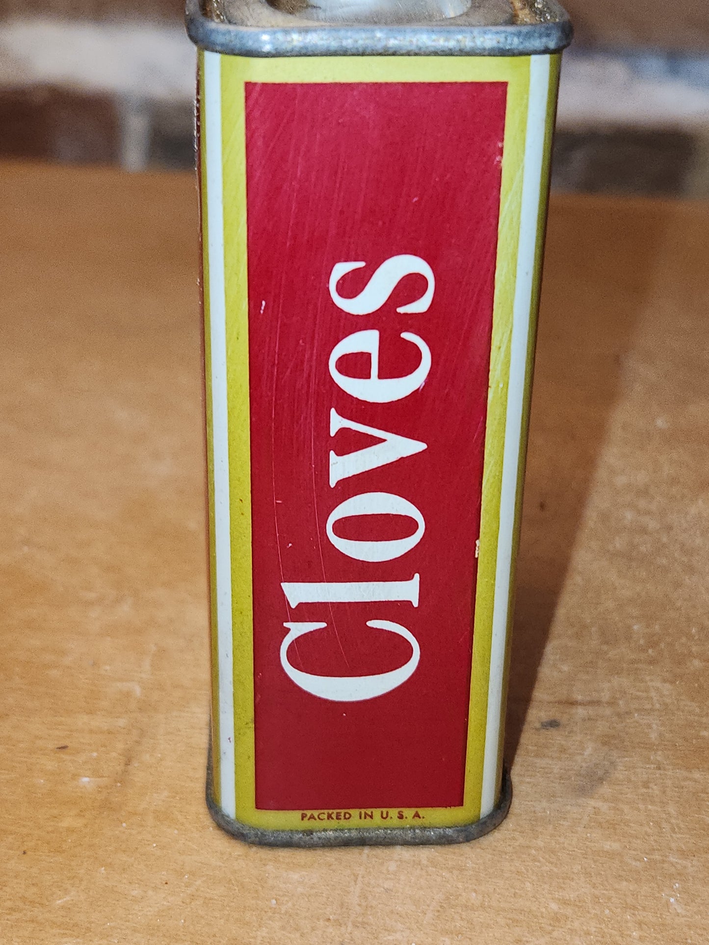 Vintage Schilling Spice Tin Cloves 2 Ounces ti663