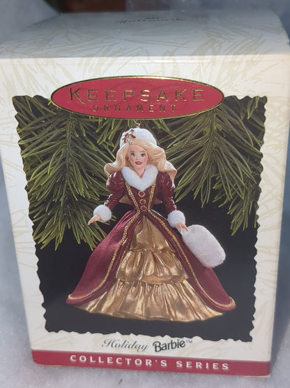1996 Hallmark Holiday Barbie. 4th in Holiday Barbies Series. New in box and packaging. Hob8