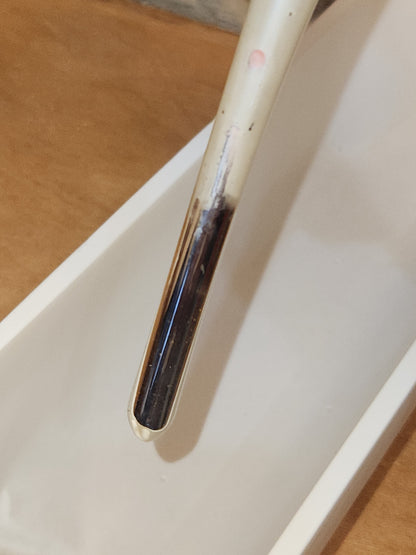 Vintage Rauch Hand Blown Mercury Glass Tree Topper White Gold Glass with Box Box tt11