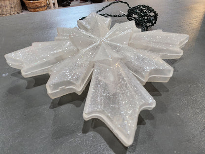 Vintage 12 Lights Tree Topper warm lights Plastic star Home Decor Indoor or Outdoor tt46