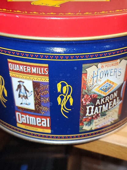 Vintage Quaker Oats Limited Edition 1983 Tin Includes Recipe Card NO CONTENTS ti30