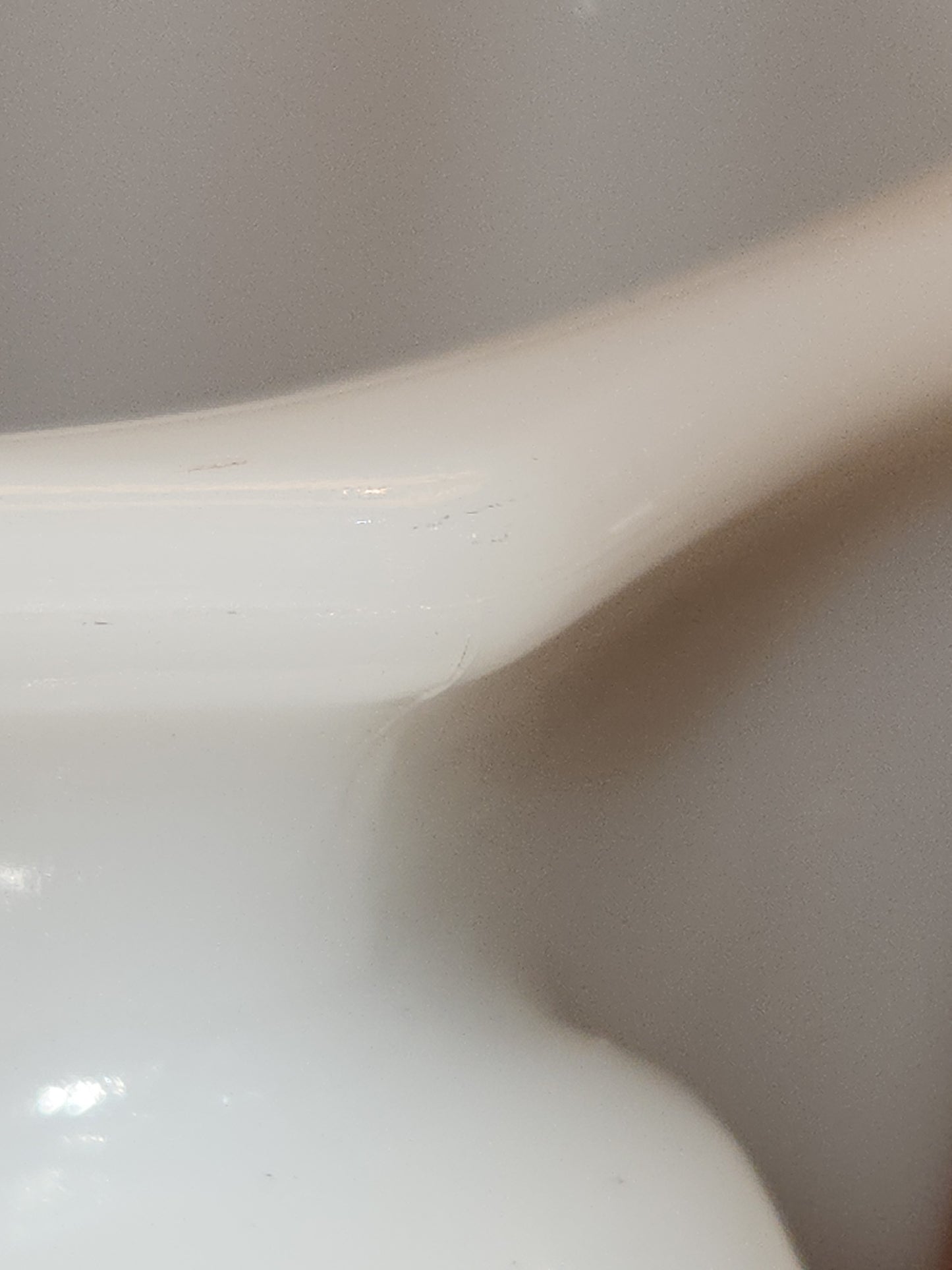 Vintage E.O. Brody Co. MJ-46 Milk Glass Fruit Compose Pestal Vase Candy Dish Trinket  Cleveland Ohio USA J-2537 mg8