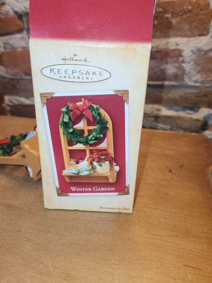 Hallmark Keepsake Christmas Ornament 2004 Winter Garden in box
