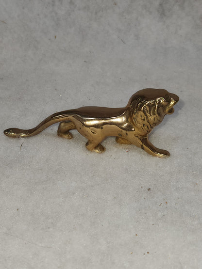 Vintage Solid Brass Lion roaring br110