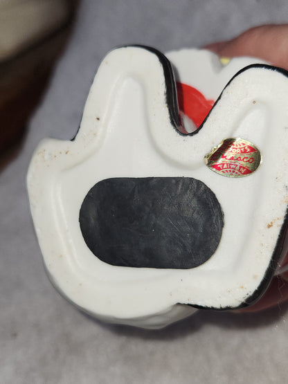 Vintage Enesco Japan Ceramic Santa Claus Coin Bank cb76