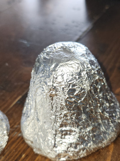 Vintage Christmas Foil Paper Mache Bell Christmas Ornament SEE DESCRIPTION