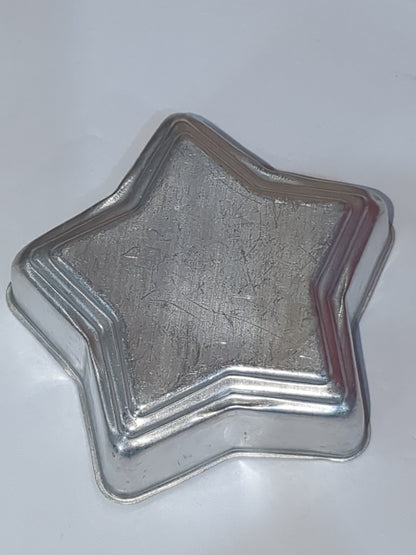 Vintage star jell-o, gelatin or baking aluminum pan. St1