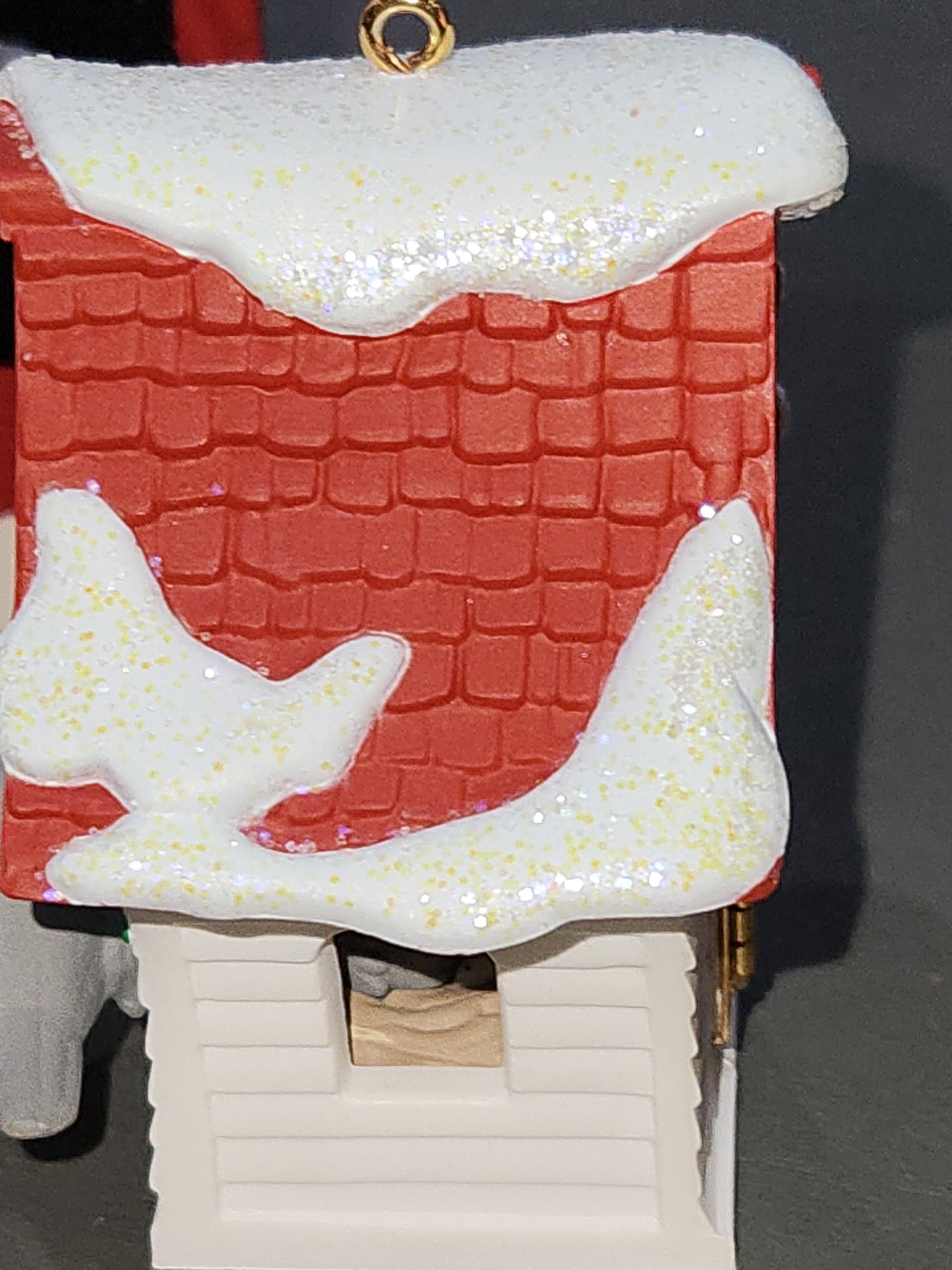 Three Vintage Hallmark Keepsake Ornaments 1986 Treetop Trio  1993 Peep Inside Birdhouse  1992 Egg Nog Nest