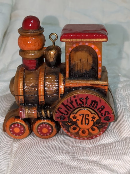 Vintage Hallmark 1976 Train Tree Trimmer Christmas Ornament h0211