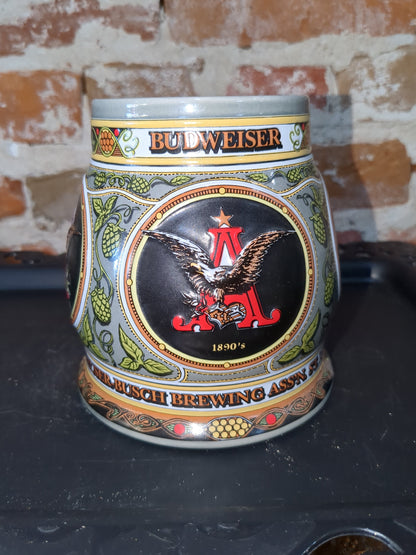 Budweiser Mug A& E 1890 Edition 2nd in series 1993 sage