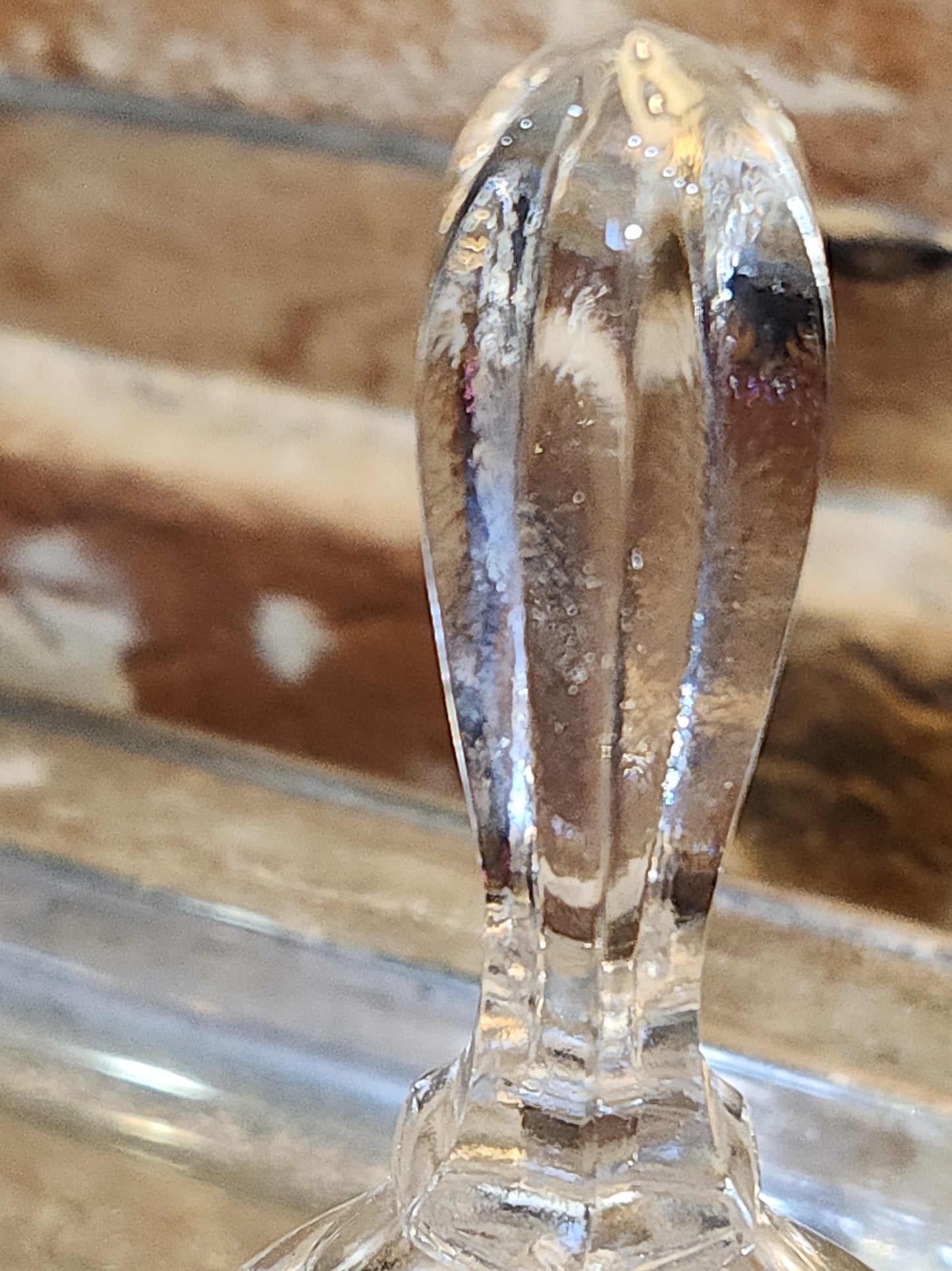 Vintage Pressed Glass Bell be6
