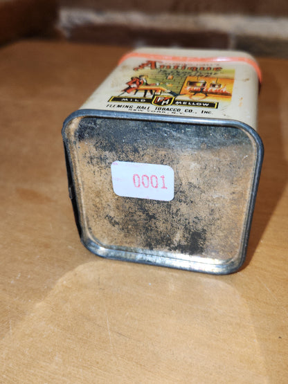 Vintage Antique Ye Olde Tyme Mixture Fleming Hall Tobacco Co N.Y. USA EMPTY NO CONTENTS tin88