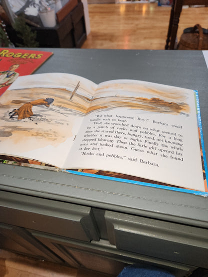 Vintage Roy Roger and the Desert Treasure written by Alice Sankey Illustrated by Paul Souza Whitman Publishing Company  1954