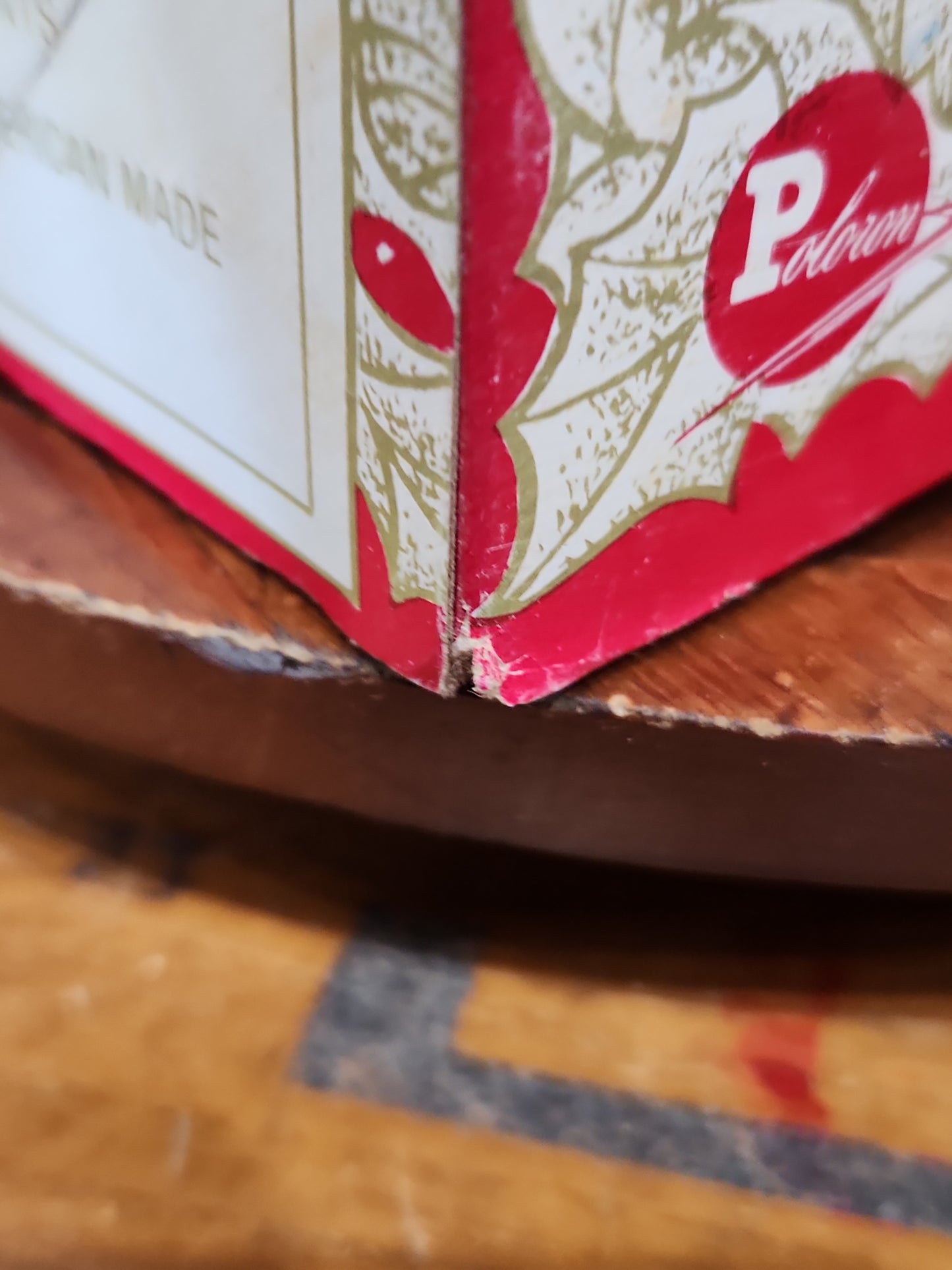 Vintage Shiny Brite ELEVEN 2 1/4" Glass Ornaments Gold Snow Capped With Mica ONE MISSING bo192