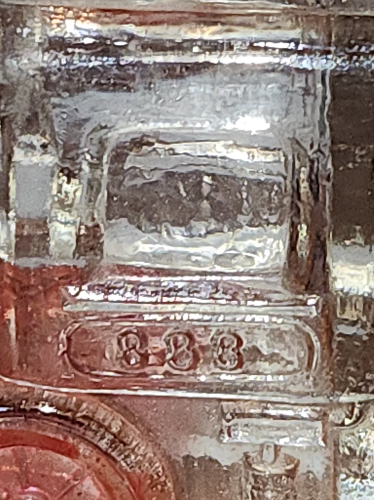 Vintage Antique Glass Locomotive Engine Candy Container Train Red Wheels V.G. & Co candy5