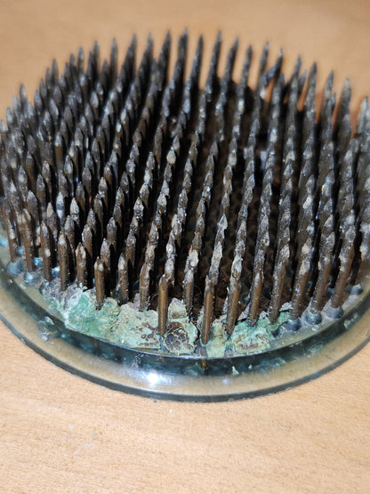 Vintage Golden Gate Plas-Stik Floral Frog With Metal Pins No.3 ff67