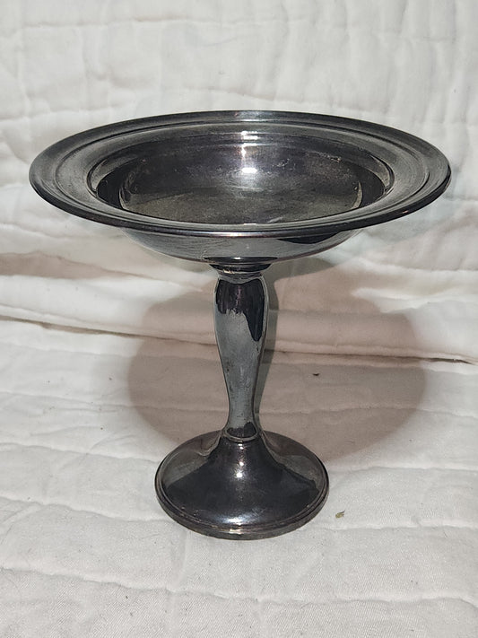 Vintage Gorham silver plated Compote Candy Dish pedestal ss432