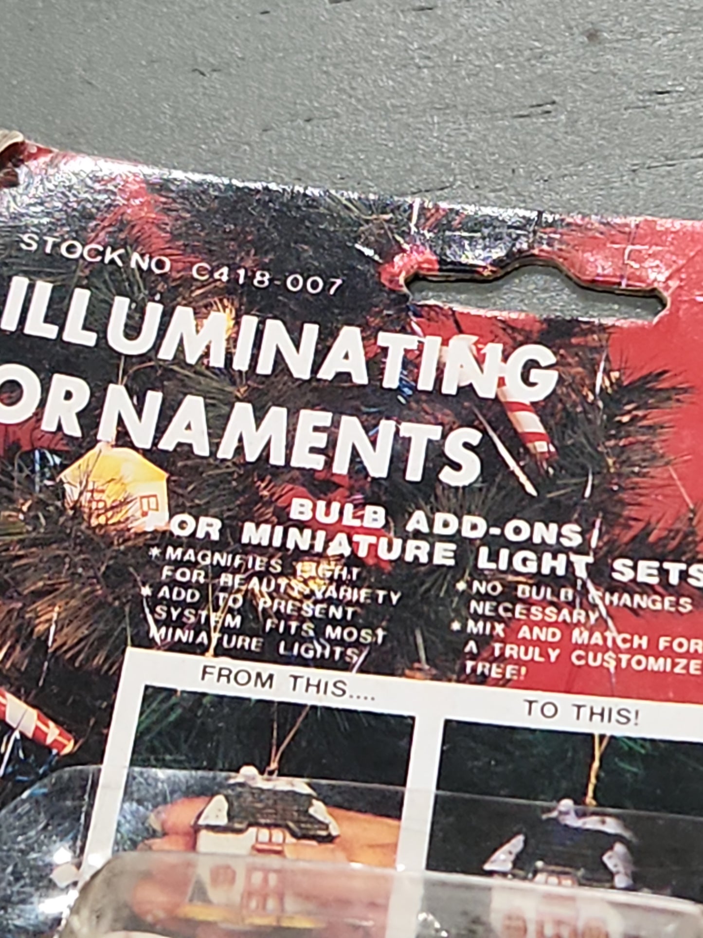 Vintage Holiday Traditions Porcelain House Christmas Ornaments set of 2 NIP and 1 NIP