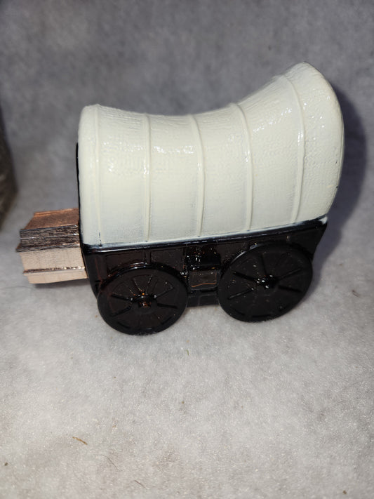 Vintage Avon Wild Country After Shave in Covered Wagon EMPTY Original Box av439